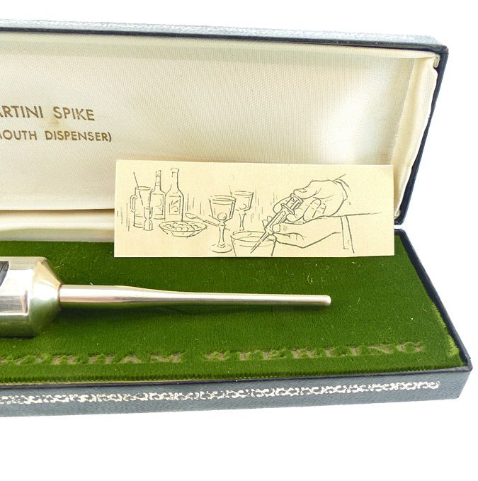 Vintage Gorham Sterling Silver Martini Vermouth Syringe Spike