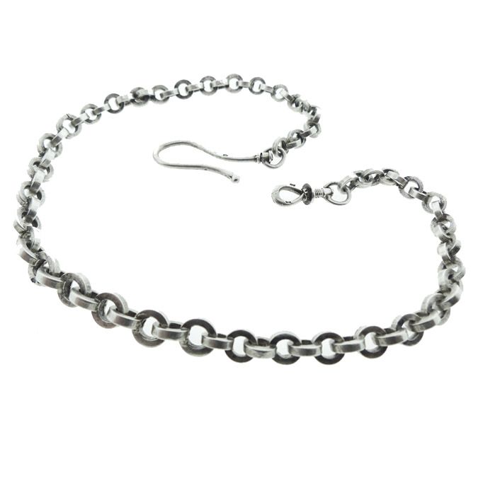 French Victorian Silver Watch Chain