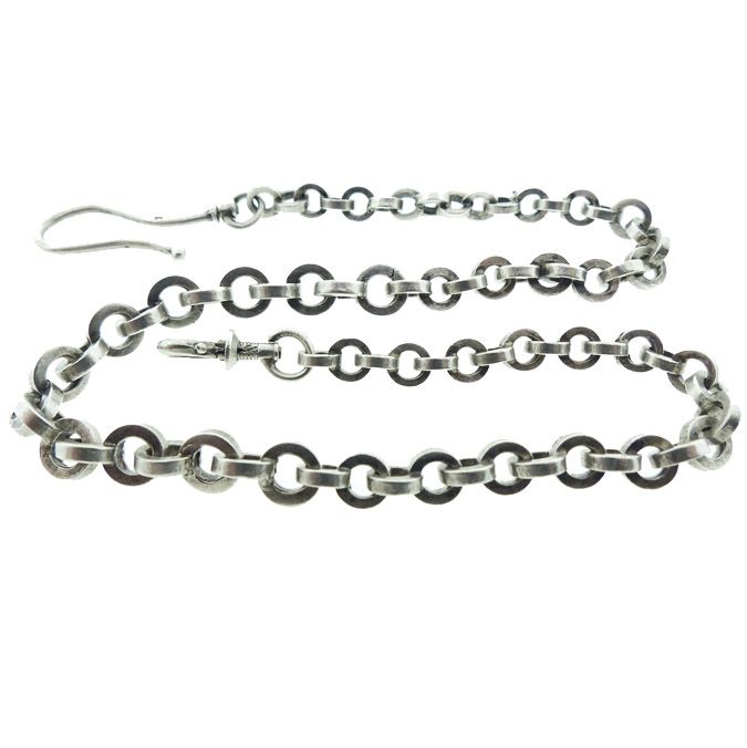 French Victorian Silver Watch Chain