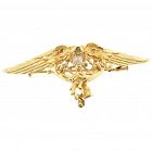 French Art Nouveau 18K Diamond Mythological Griffin Pendant & Brooch