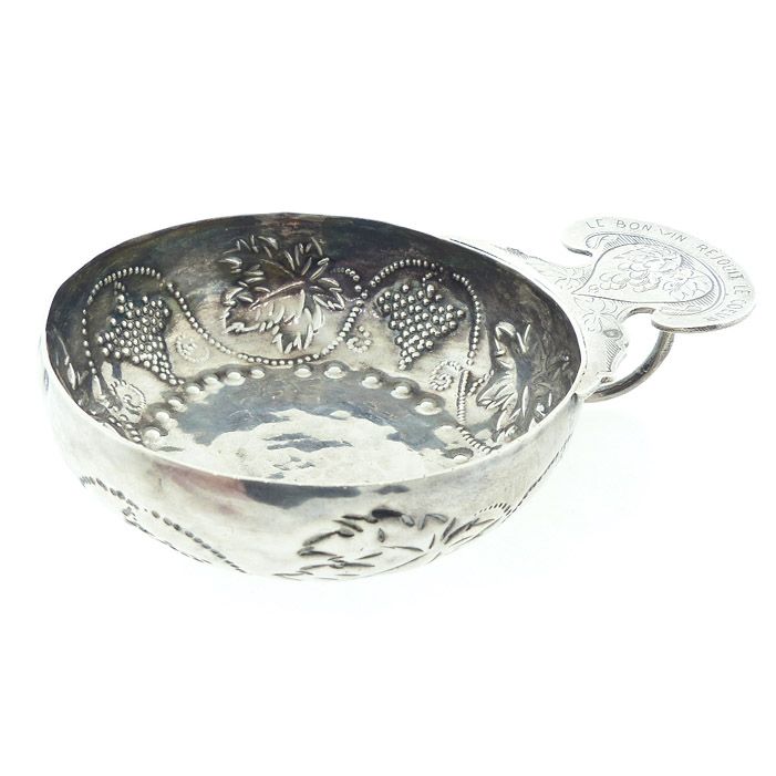 Marc Parrod 18th Century Style French Silver Tastevin Wine Taster