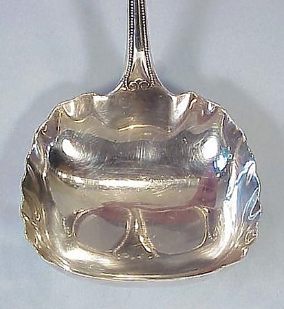 Whiting Sterling Silver BEAD Oyster Ladle