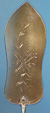 Victorian French Silver Fish Serving Knife