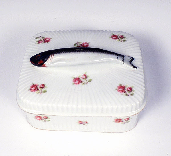 Austrian Porcelain Sardine Box