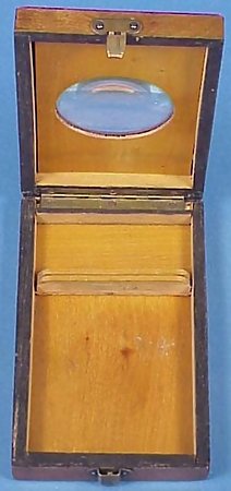 Victorian Inlaid Wooden Stereograph/Graphoscope