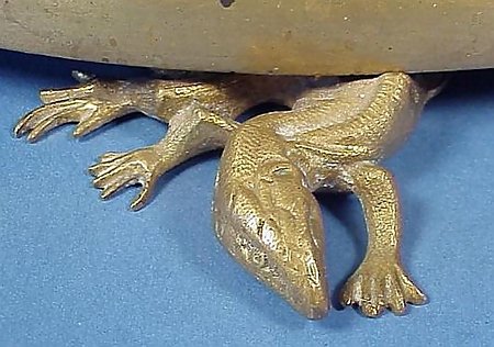 Victorian Gilt Bronze Figural Ink Stand