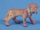 Painted Cast Iron Hound Dog Paperweight