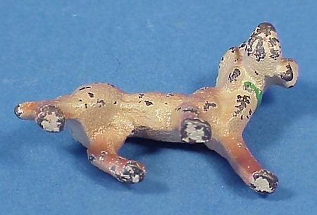 Painted Cast Iron Hound Dog Paperweight