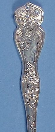 Art Nouveau Sterling Silver Pickle Fork