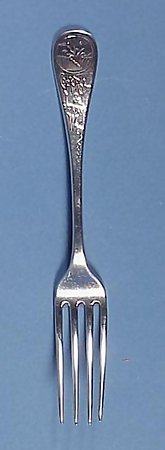 Tiffany Sterling Nursery Rhyme Child's Fork