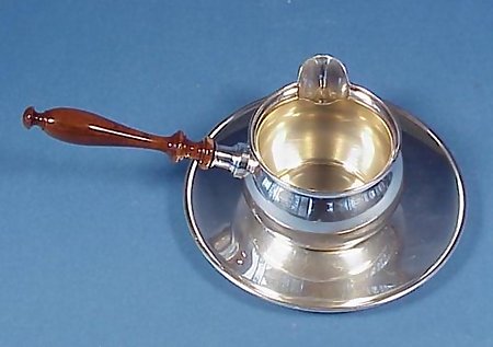 Sterling Silver Sauce Pan &amp; Underplate