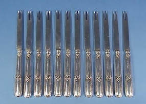 12 Rare French Puiforcat Sterling Silver Lobster Forks