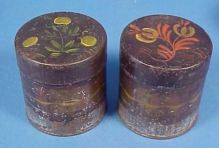 7-pc Tole Spice Canister Set