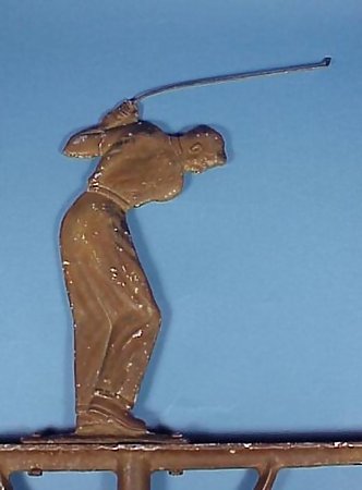 1930's American Figural Golfer Weather Vane