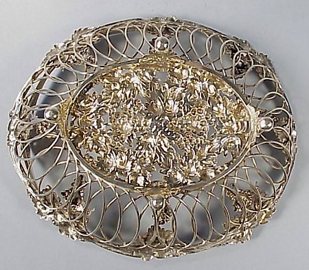 George III Scottish Sterling Silver Sweetmeat Basket