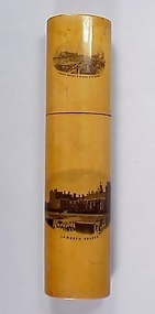 Victorian Scottish Mauchlineware Pencil Box