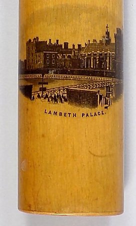 Victorian Scottish Mauchlineware Pencil Box