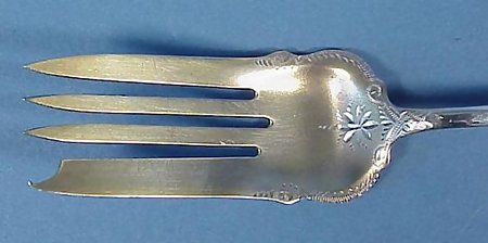 Victorian Sterling Silver Meat Fork