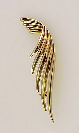 Vintage Tiffany &amp; Co. 14K Yellow Gold Brooch