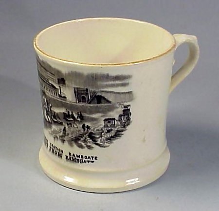 Victorian Ramsgate Railroad Souvenir Mug