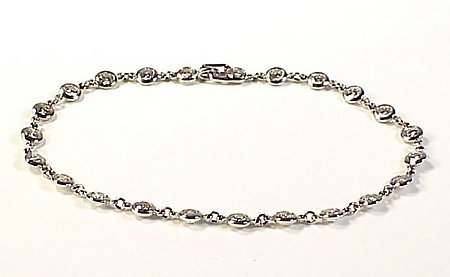 Tiffany Peretti Platinum &amp;  2.3 Carat Diamond Bracelet