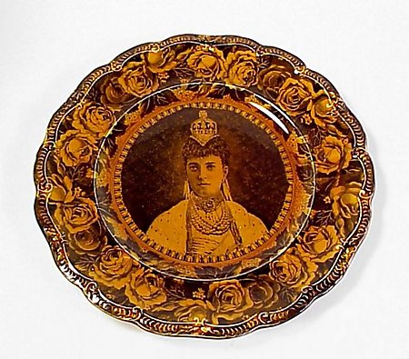 King Edward VII &amp; Queen Alexandra Staffordshire Plates