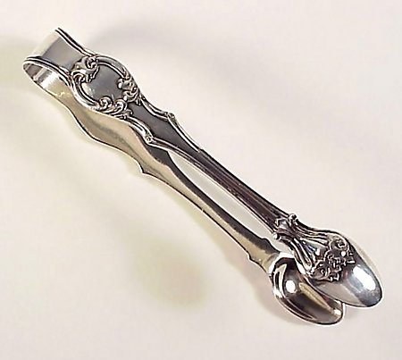 Victorian English Sterling Silver Sugar Tongs