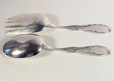Frank Whiting Sterling Silver TYROLEAN Salad Servers