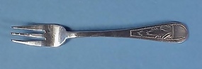 Imperial Russian Silver Pickle Fork
