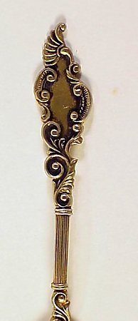 Enamel Sterling Silver EASTER Souvenir Demitasse Spoon