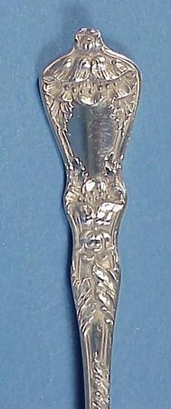 Art Nouveau Sterling Silver Sardine Fork