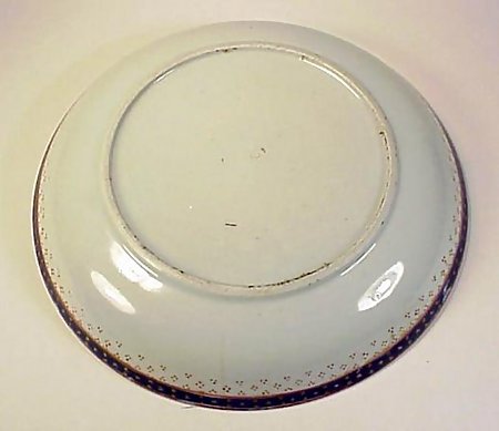 Chinese Export Porcelain American Market Shallow Bowl