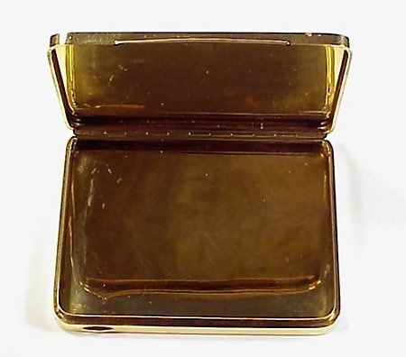 French Art Deco Enameled 18K Gold Roulette Money Case