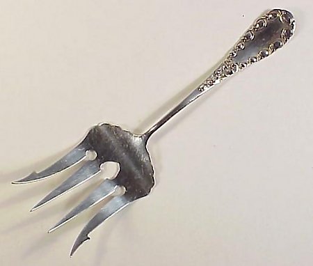Victorian Art & Crafts Sterling Silver Sardine Fork
