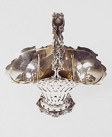 Victorian Frank W. Smith Sterling Silver Bride’s Basket