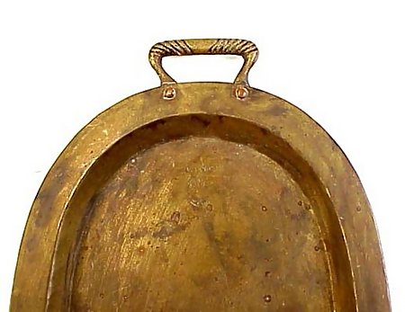Imperial Russian Medium Brass Oval Tray