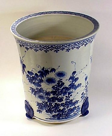 Rare Chinese Export Porcelain Canton Garden Jardiniere