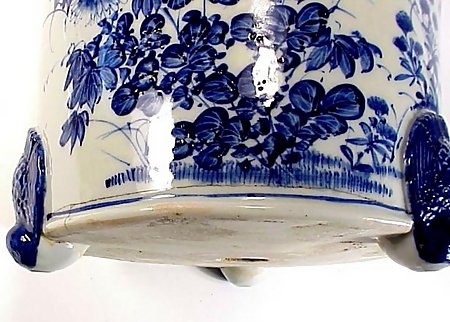 Rare Chinese Export Porcelain Canton Garden Jardiniere