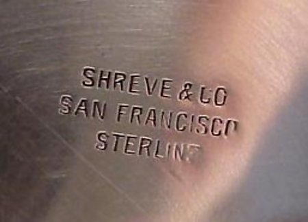 Art Nouveau Shreve Sterling Golf Trophy Wine Ewer
