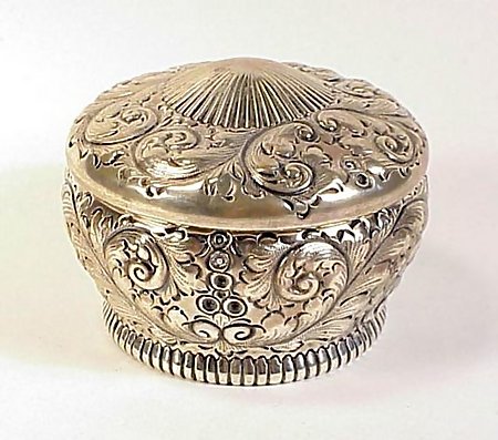 Gorham Victorian Sterling Silver Dresser Powder Box