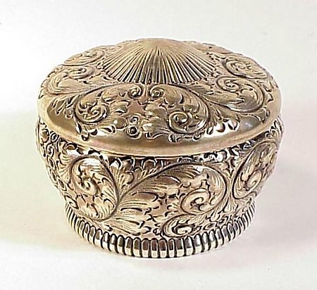 Gorham Victorian Sterling Silver Dresser Powder Box