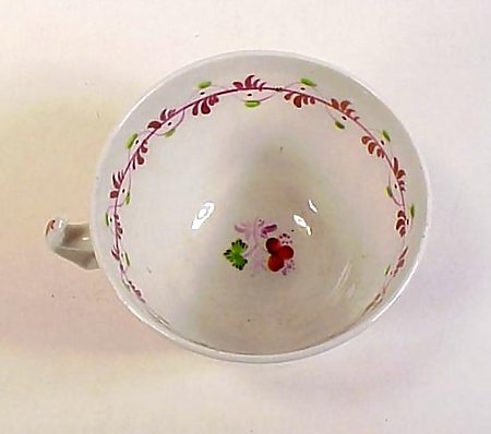 English Pink Lustre Porcelain Cup &amp; Saucer