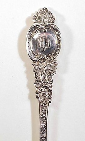 Pair English Victorian Sterling Silver Berry Spoons