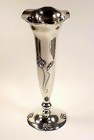 Shreve & Co. Art Nouveau Sterling Silver Vase
