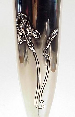Shreve &amp; Co. Art Nouveau Sterling Silver Vase