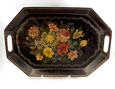 Late Victorian Tole Painted Tray