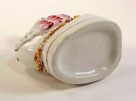 Staffordshire Pottery Swan Inkwell &amp; Quill Holder