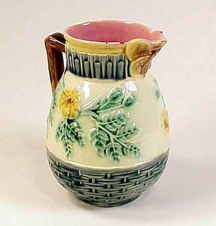 Etruscan Majolica WILD ROSE Small Pitcher
