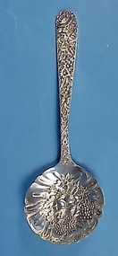 Kirk REPOUSSE Sterling Large Berry Spoon