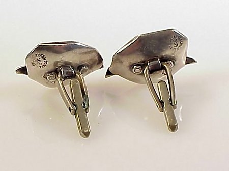 Miguel Melendez Mexican Silver Cufflinks